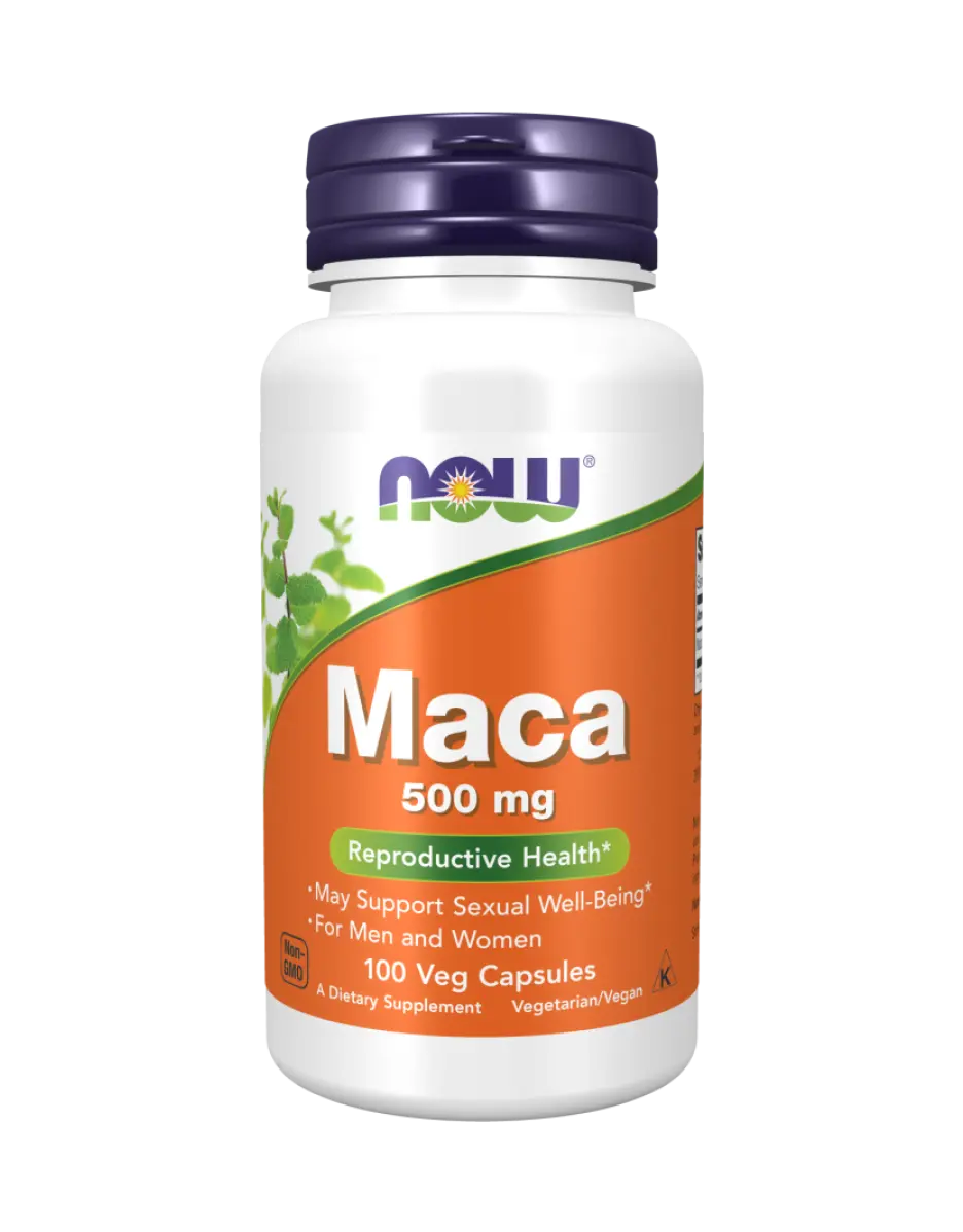 NOW Foods - Maca, 500mg - 100 vegan capsules Now Foods