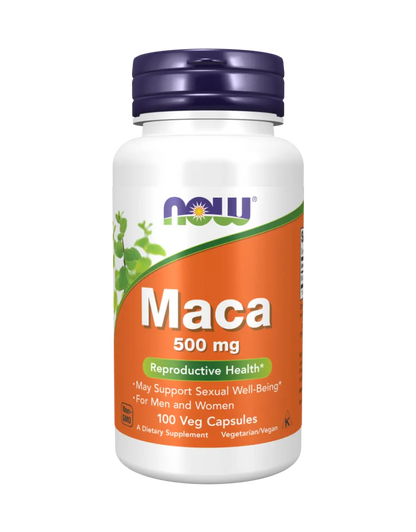 NOW Foods - Maca, 500mg - 100 vegan capsules Now Foods