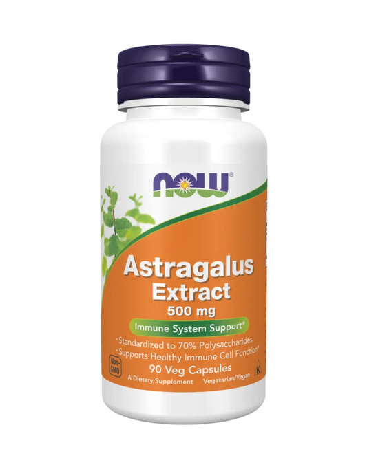 Now Foods - Astragalus Extract, 500mg - 90 vegan capsules Now Foods