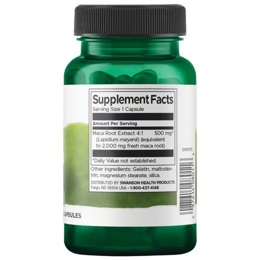 SWANSON PASSION MACA 500 MG 60 capsules SWANSON