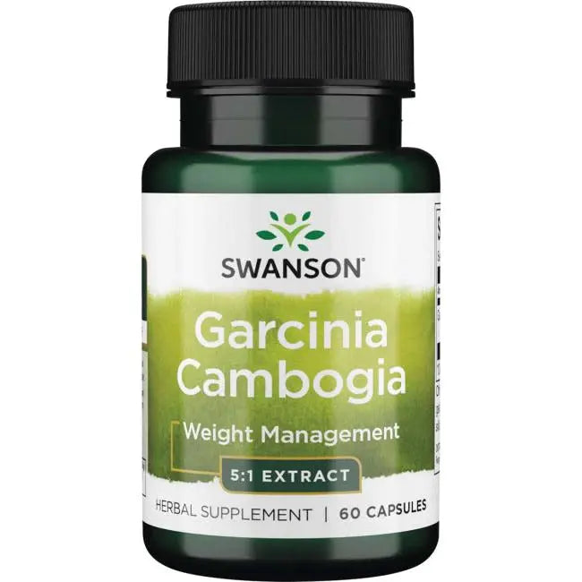 Swanson Garcinia Cambogia 5:1 Extract 80mg 60 Capsules SWANSON