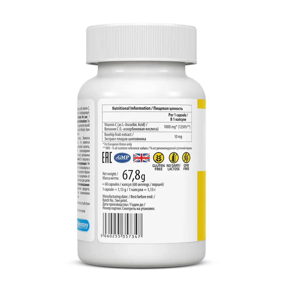 ULTRAVIT Vitamin C 60 kapsulas UltraVit