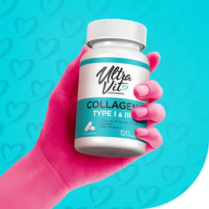 UltraVit COLLAGEN TYPE I & III - 120 capsules UltraVit